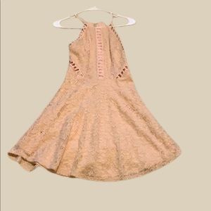 All lace, mini dress